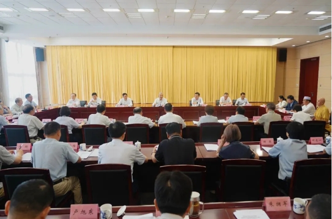 安徽邦泰控股集团董事长陈齐出席全省统一战线纪念中国人民抗日战争暨世界反法西斯战争胜利80周年座谈会 作侨界代表发言